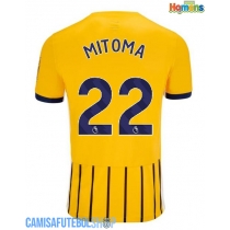Camisa de time de futebol Brighton Kaoru Mitoma #22 Replicas 3º Equipamento 2025-26 Manga Curta